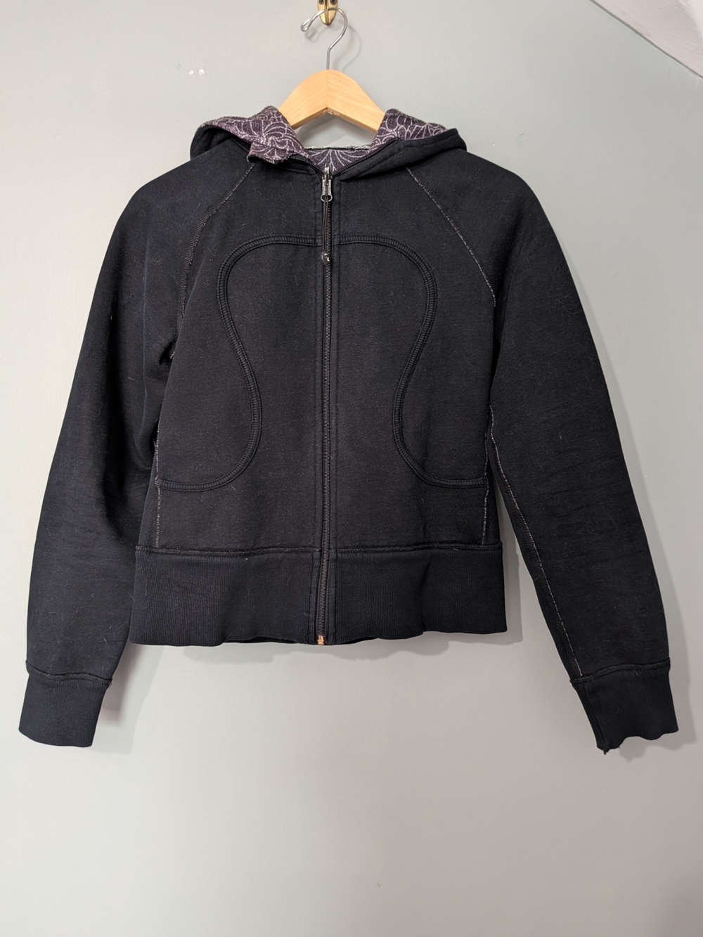 Lululemon Scuba Hoodie Women's Black Zip-Up Jacket